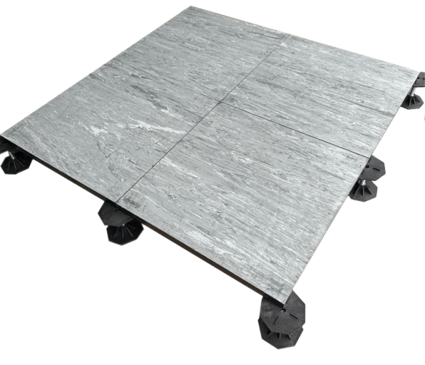 Piso elevado de madeira